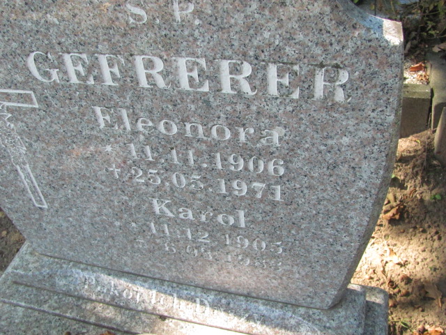 Eleonora Gefrerer 1906 Szczecinek - Grobonet - Wyszukiwarka osób pochowanych