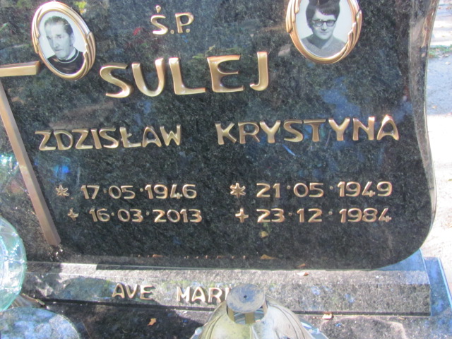 Krystyna Sulej 1949 Szczecinek - Grobonet - Wyszukiwarka osób pochowanych