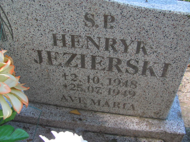 Henryk Jezierski 1948 Szczecinek - Grobonet - Wyszukiwarka osób pochowanych