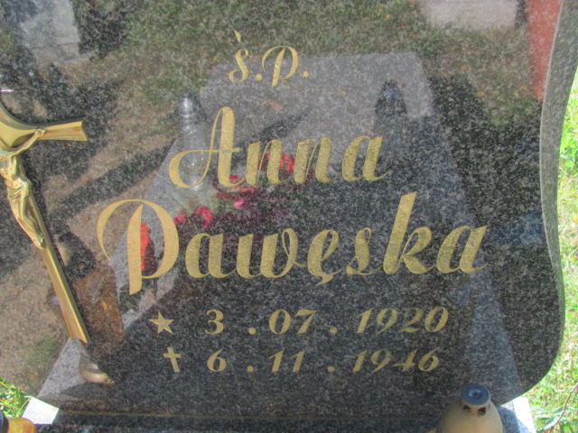 Anna Pawęska 1920 Szczecinek - Grobonet - Wyszukiwarka osób pochowanych