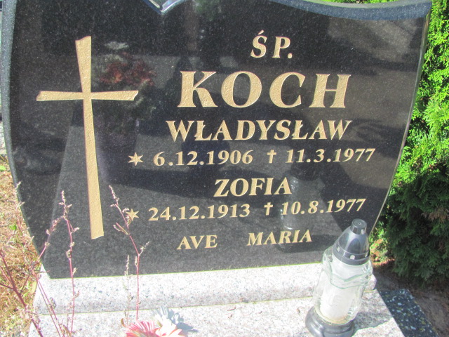 Zofia Koch 1913 Szczecinek - Grobonet - Wyszukiwarka osób pochowanych