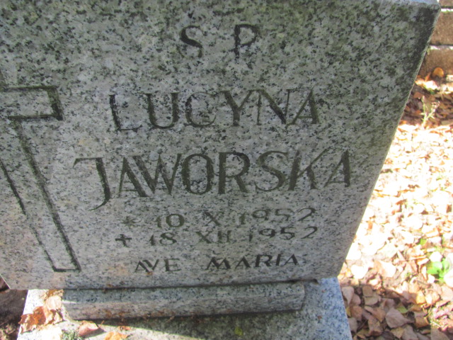 Lucyna Jaworska 1952 Szczecinek - Grobonet - Wyszukiwarka osób pochowanych