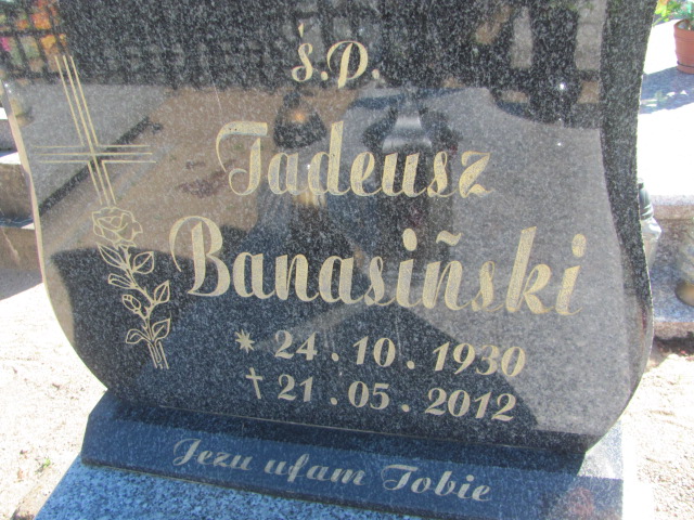 Tadeusz Banasiński 1930 Szczecinek - Grobonet - Wyszukiwarka osób pochowanych