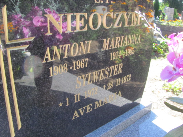 Sylwester Nieoczym 1972 Szczecinek - Grobonet - Wyszukiwarka osób pochowanych