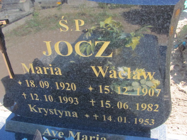 Wacław Jocz 1907 Szczecinek - Grobonet - Wyszukiwarka osób pochowanych