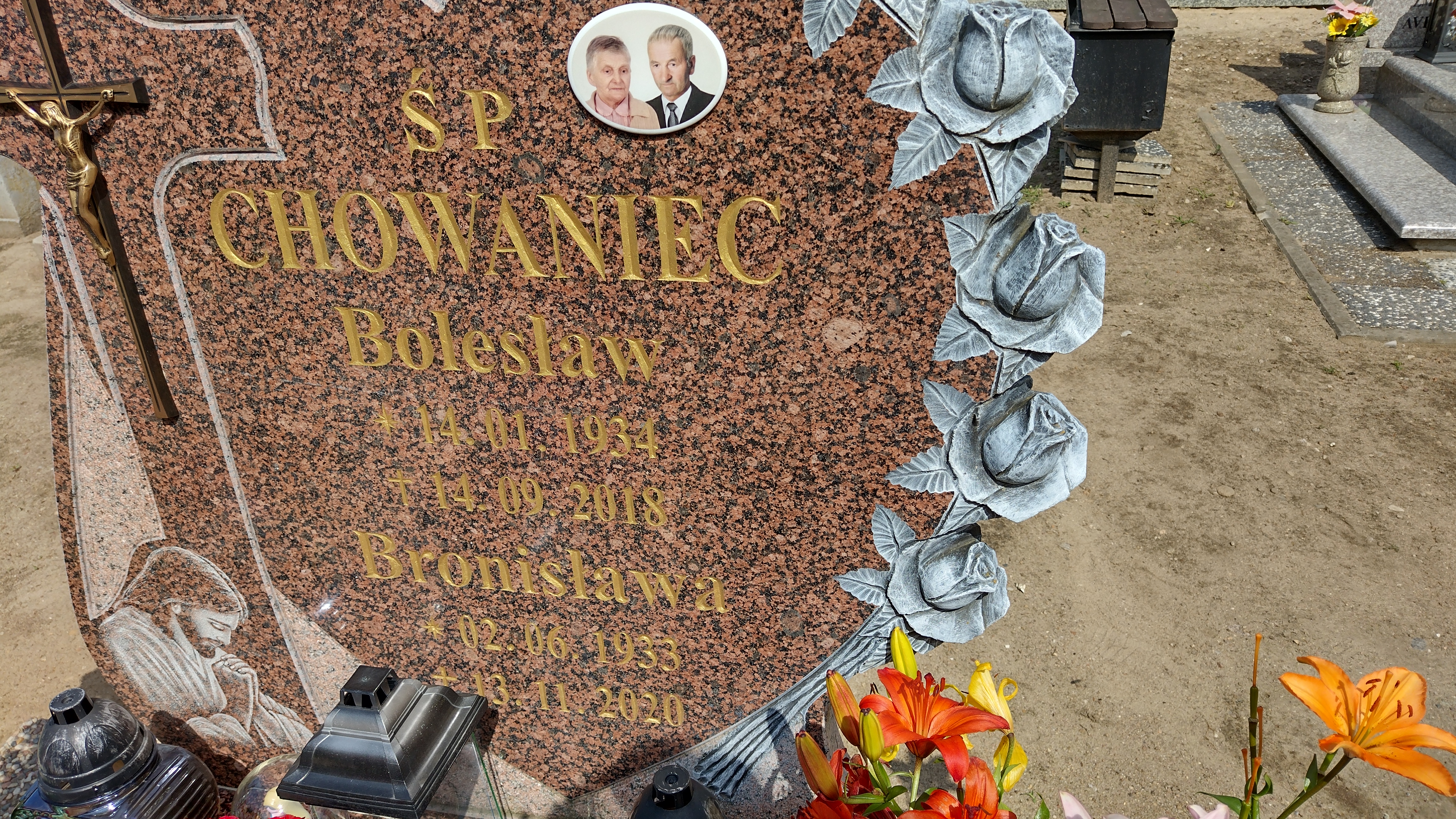 Grób Bronisława Chowaniec