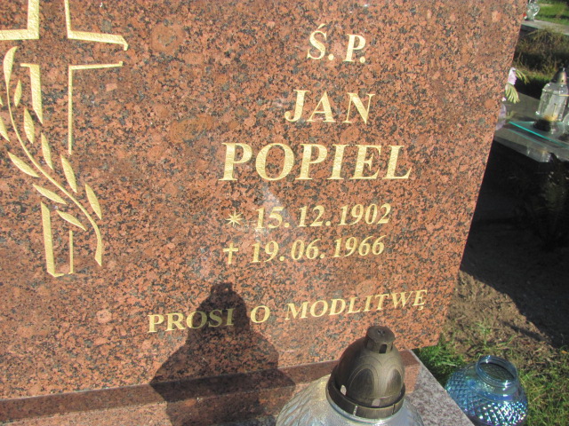 Jan Popiel 1902 Szczecinek - Grobonet - Wyszukiwarka osób pochowanych